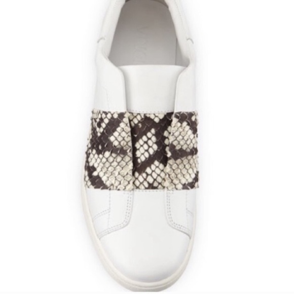 Vince Vista Python/Snakeskin Leather Sneakers 8.5 - Picture 3 of 7